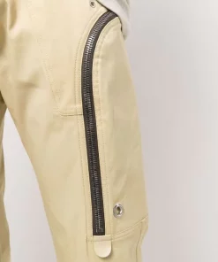 ( Nouvelle Collection ) Rick Owens Pantalon Court à Zips 32 VANILLA -Rick Owens Soldes 18061367 38275651 600