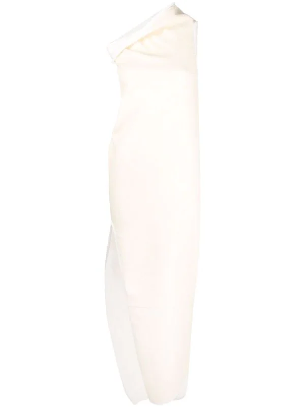 ( Nouvelle Collection ) Rick Owens Robe Brodée De Sequins à Une épaule 21 NATURAL 3 ( Nouvelle Collection ) Rick Owens Robe Brodée De Sequins à Une épaule 21 NATURAL