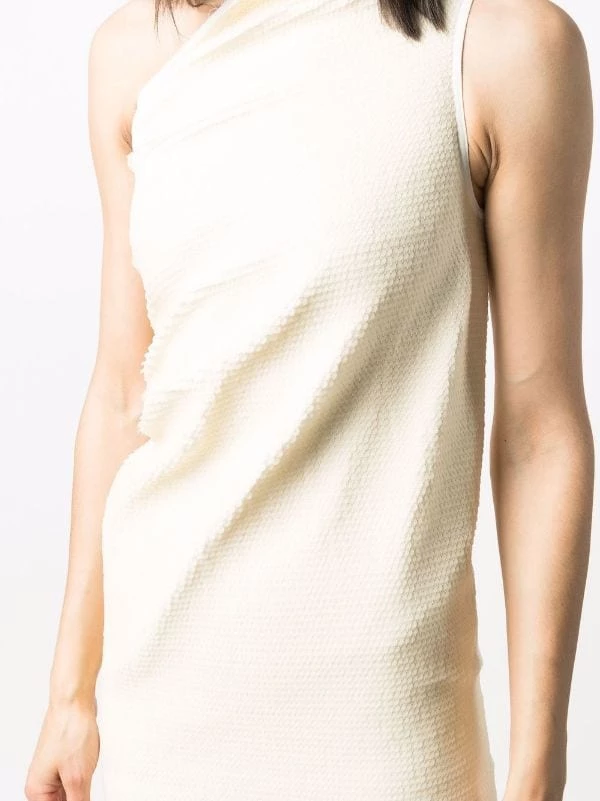 ( Nouvelle Collection ) Rick Owens Robe Brodée De Sequins à Une épaule 21 NATURAL 7 ( Nouvelle Collection ) Rick Owens Robe Brodée De Sequins à Une épaule 21 NATURAL – Image 5