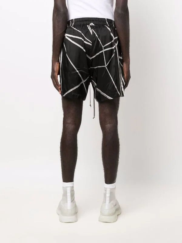 ( Nouvelle Collection ) Rick Owens Short à Imprimé Géométrique Homme 6 ( Nouvelle Collection ) Rick Owens Short à Imprimé Géométrique Homme – Image 4
