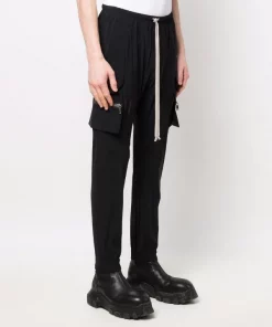 ( Nouvelle Collection ) Rick Owens Pantalon à Design Multi-poches 09 BLACK -Rick Owens Soldes 18072878 38304753 600