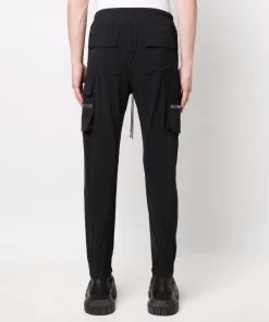 ( Nouvelle Collection ) Rick Owens Pantalon à Design Multi-poches 09 BLACK -Rick Owens Soldes 18072878 38304764 600