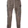 ( Nouvelle Collection ) Rick Owens 34 DUST Pantalon à Design Multi-poches Homme -Rick Owens Soldes 18073708 38304637 600