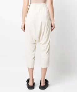 ( Nouvelle Collection ) Rick Owens Pantalon Fuselé à Coupe Sarouel 21 NATURAL -Rick Owens Soldes 18077120 38295676 600