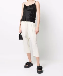 ( Nouvelle Collection ) Rick Owens Pantalon Fuselé à Coupe Sarouel 21 NATURAL -Rick Owens Soldes 18077120 38295681 600