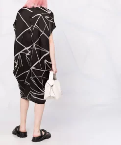 ( Nouvelle Collection ) Rick Owens Robe Imprimée à Manches Courtes Femme 13 ( Nouvelle Collection ) Rick Owens Robe Imprimée à Manches Courtes Femme -Rick Owens Soldes 18082393 38343329 600