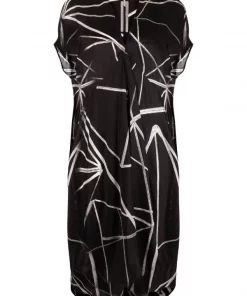 ( Nouvelle Collection ) Rick Owens Robe Imprimée à Manches Courtes Femme