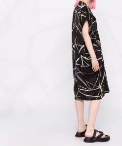 ( Nouvelle Collection ) Rick Owens Robe Imprimée à Manches Courtes Femme 15 ( Nouvelle Collection ) Rick Owens Robe Imprimée à Manches Courtes Femme -Rick Owens Soldes 18082393 38344342 600