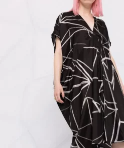 ( Nouvelle Collection ) Rick Owens Robe Imprimée à Manches Courtes Femme 12 ( Nouvelle Collection ) Rick Owens Robe Imprimée à Manches Courtes Femme -Rick Owens Soldes 18082393 38345055 600