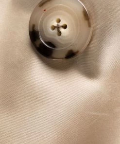 ( Nouvelle Collection ) Rick Owens Trench à Fini Satiné 08 PEARL -Rick Owens Soldes 18082490 38312893 600