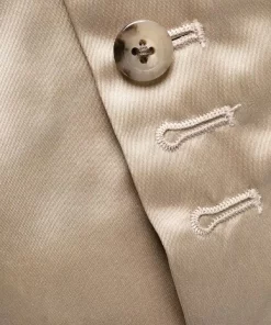 ( Nouvelle Collection ) Rick Owens Trench à Fini Satiné 08 PEARL -Rick Owens Soldes 18082490 38313710 600