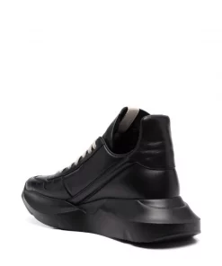 ( Nouvelle Collection ) Rick Owens 999 BLACK Baskets Lacées à Fini Poli Homme 8 ( Nouvelle Collection ) Rick Owens 999 BLACK Baskets Lacées à Fini Poli Homme -Rick Owens Soldes 18082528 38313725 600