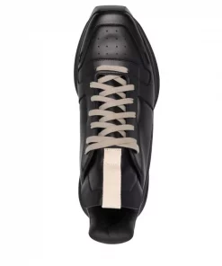 ( Nouvelle Collection ) Rick Owens 999 BLACK Baskets Lacées à Fini Poli Homme 9 ( Nouvelle Collection ) Rick Owens 999 BLACK Baskets Lacées à Fini Poli Homme -Rick Owens Soldes 18082528 38313728 600