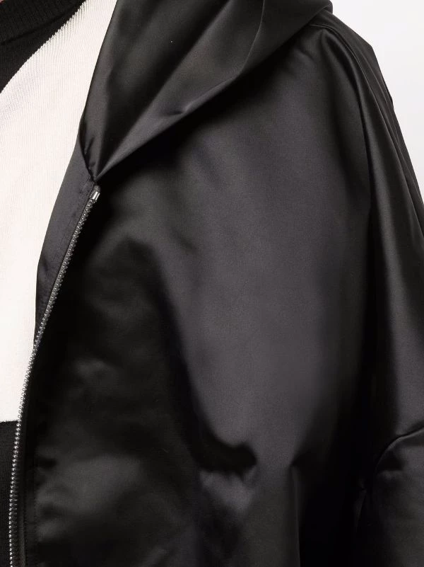 ( Nouvelle Collection ) Rick Owens 09 BLACK Veste Bomber à Effet Satiné Homme 7 ( Nouvelle Collection ) Rick Owens 09 BLACK Veste Bomber à Effet Satiné Homme – Image 5