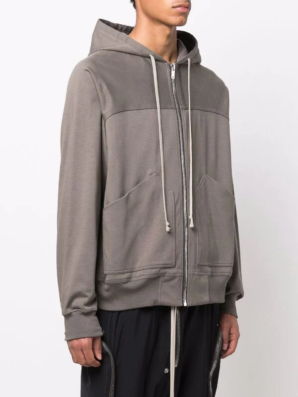 ( Nouvelle Collection ) Rick Owens Hoodie Zippé à Capuche à Lien De Resserrage 34 DUST 5 ( Nouvelle Collection ) Rick Owens Hoodie Zippé à Capuche à Lien De Resserrage 34 DUST – Image 3