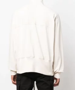 ( Nouvelle Collection ) Rick Owens Sweat à Fermeture Zippée 21 NATURAL -Rick Owens Soldes 18085107 38546628 600