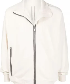 ( Nouvelle Collection ) Rick Owens Sweat à Fermeture Zippée 21 NATURAL