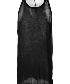 Rick Owens Débardeur à Effet Chiné 09 BLACK