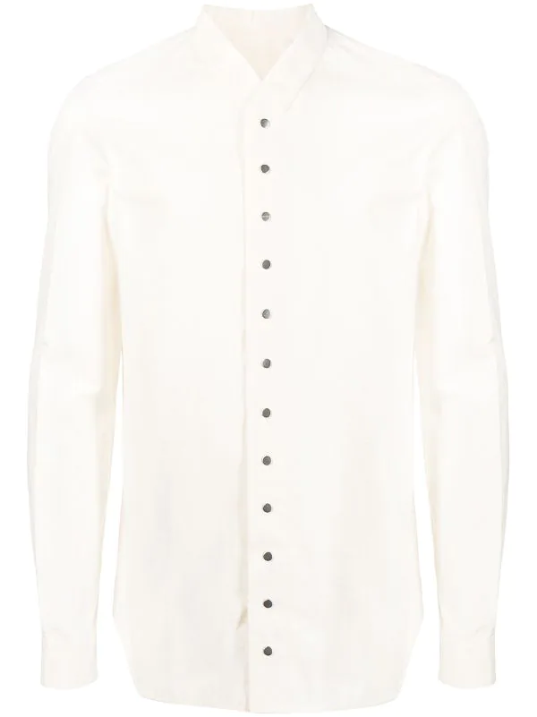 ( Nouvelle Collection ) Rick Owens Chemise Unie à Manches Longues 21 3 ( Nouvelle Collection ) Rick Owens Chemise Unie à Manches Longues 21