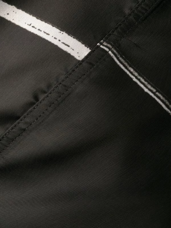 ( Nouvelle Collection ) Rick Owens Robe-nuisette à Motif Abstrait 0921 BLACK/NATURAL 8 ( Nouvelle Collection ) Rick Owens Robe-nuisette à Motif Abstrait 0921 BLACK/NATURAL – Image 6