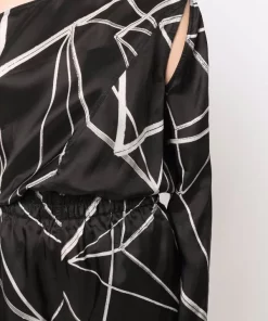 ( Nouvelle Collection ) Rick Owens Combishort Imprimée à Design à Une épaule Femme 11 ( Nouvelle Collection ) Rick Owens Combishort Imprimée à Design à Une épaule Femme -Rick Owens Soldes 18093611 38342159 600