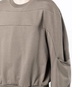 ( Nouvelle Collection ) Rick Owens Sweat Gethsemane à Design à Empiècements 34 DUST -Rick Owens Soldes 18095357 38553537 600