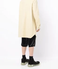 ( Nouvelle Collection ) Rick Owens Chemise à Poches Poitrine Homme -Rick Owens Soldes 18096022 38552754 600