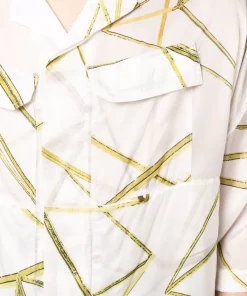 ( Nouvelle Collection ) Rick Owens Chemise à Imprimé Abstrait 1172 MILK/SULPHATE 11 ( Nouvelle Collection ) Rick Owens Chemise à Imprimé Abstrait 1172 MILK/SULPHATE -Rick Owens Soldes 18096062 38338538 600