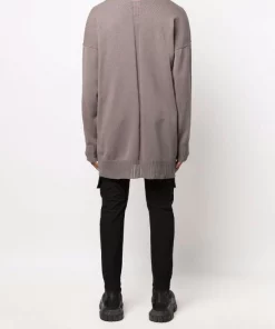 ( Nouvelle Collection ) Rick Owens Pull à Col V 34 DUST -Rick Owens Soldes 18107491 38595218 600