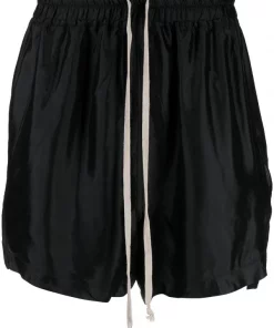 ( Nouvelle Collection ) Rick Owens Short Ă Taille Ă Lien De Resserrage Homme