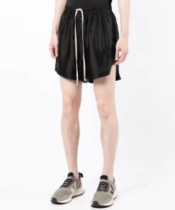 ( Nouvelle Collection ) Rick Owens Short à Taille à Lien De Resserrage Homme -Rick Owens Soldes 18117727 38553640 600