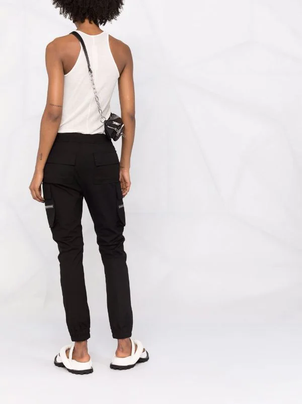 ( Nouvelle Collection ) Rick Owens Pantalon à Poches Zippées Femme 6 ( Nouvelle Collection ) Rick Owens Pantalon à Poches Zippées Femme – Image 4