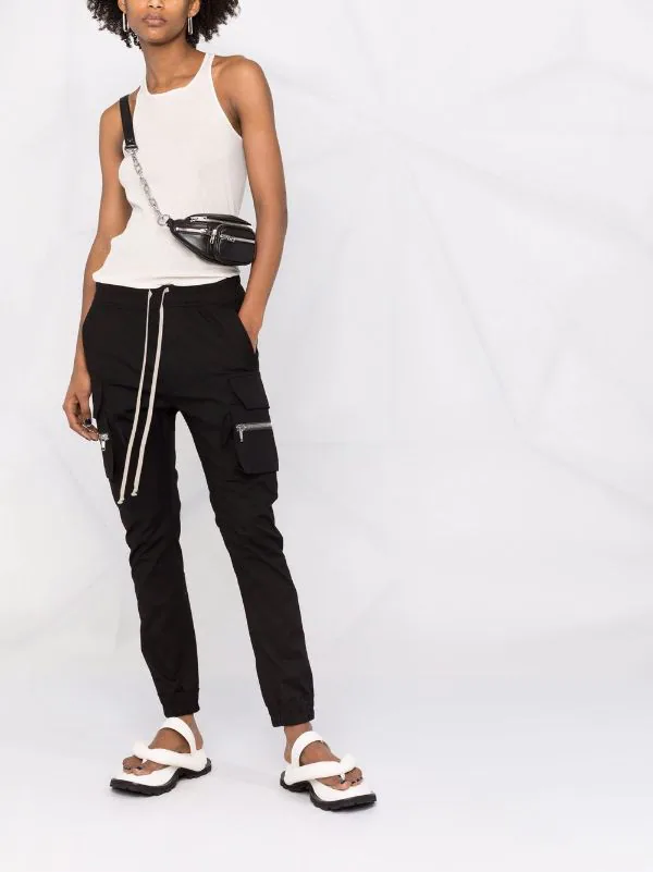 ( Nouvelle Collection ) Rick Owens Pantalon à Poches Zippées Femme 4 ( Nouvelle Collection ) Rick Owens Pantalon à Poches Zippées Femme – Image 2