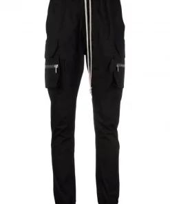 ( Nouvelle Collection ) Rick Owens Pantalon à Poches Zippées Femme