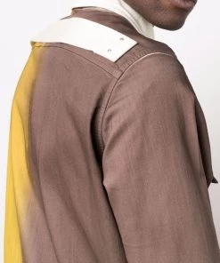 ( Nouvelle Collection ) Rick Owens 642172 OUTERSHIRT/SULPHATE Chemise à Imprimé Tie Dye Homme -Rick Owens Soldes 18128440 38556323 600