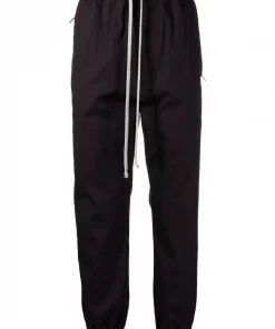 ( Nouvelle Collection ) Rick Owens Pantalon De Jogging à Poches Zippées Homme
