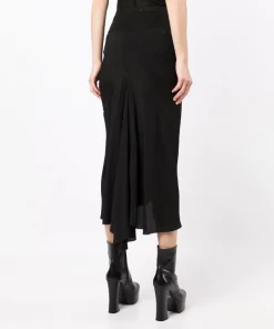 ( Nouvelle Collection ) Rick Owens Jupe Mi-longue évasée 9 -Rick Owens Soldes 18132452 38764491 600