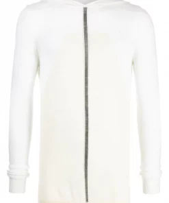 ( Nouvelle Collection ) Rick Owens 112134 Hoodie En Maille Ă Manches Longues Homme