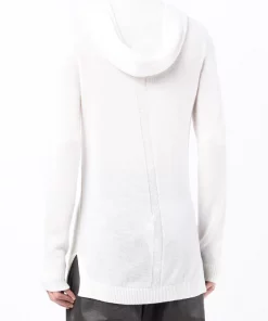 ( Nouvelle Collection ) Rick Owens 112134 Hoodie En Maille à Manches Longues Homme -Rick Owens Soldes 18133163 38685791 600