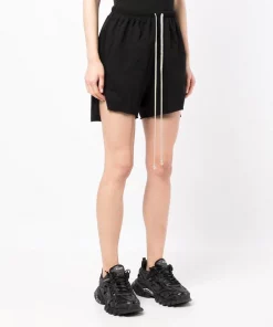 ( Nouvelle Collection ) Rick Owens Short En Coton à Lien De Resserrage 9 -Rick Owens Soldes 18133190 38789596 600