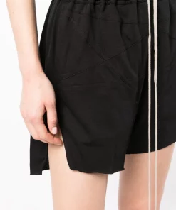 ( Nouvelle Collection ) Rick Owens Short En Coton à Lien De Resserrage 9 -Rick Owens Soldes 18133190 38789599 600