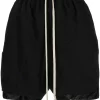 ( Nouvelle Collection ) Rick Owens Short En Coton à Lien De Resserrage 9 -Rick Owens Soldes 18133190 38790351 600