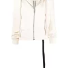 ( Nouvelle Collection ) Rick Owens Hoodie Zippé En Coton Biologique 21 NATURAL -Rick Owens Soldes 18134531 39020782 600