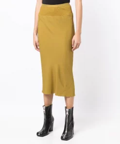 Rick Owens Jupe Mi-longue à Taille élastiquée 72 SULPHATE -Rick Owens Soldes 18139673 38789946 600
