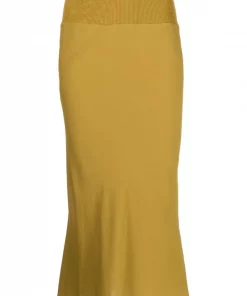 Rick Owens Jupe Mi-longue à Taille élastiquée 72 SULPHATE