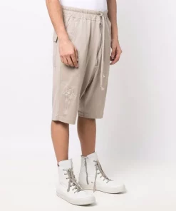 ( Nouvelle Collection ) Rick Owens Short Sarouel à Taille à Lien De Resserrage Homme -Rick Owens Soldes 18142738 38565936 600