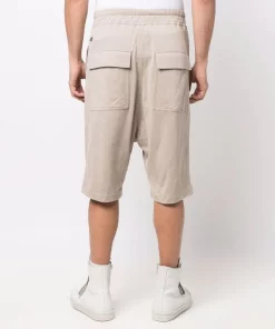 ( Nouvelle Collection ) Rick Owens Short Sarouel à Taille à Lien De Resserrage Homme -Rick Owens Soldes 18142738 38566831 600