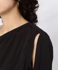 ( Nouvelle Collection ) Rick Owens Combishort à Design à Une épaule 09 BLACK -Rick Owens Soldes 18145989 38674264 600