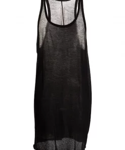 ( Nouvelle Collection ) Rick Owens Débardeur Long à Dos Nageur 09 BLACK