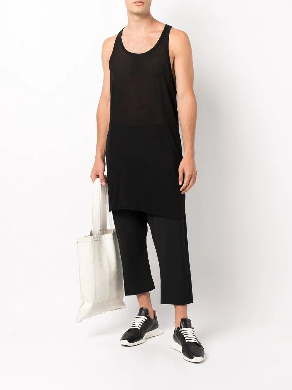 ( Nouvelle Collection ) Rick Owens Débardeur Long à Dos Nageur 09 BLACK 4 ( Nouvelle Collection ) Rick Owens Débardeur Long à Dos Nageur 09 BLACK – Image 2